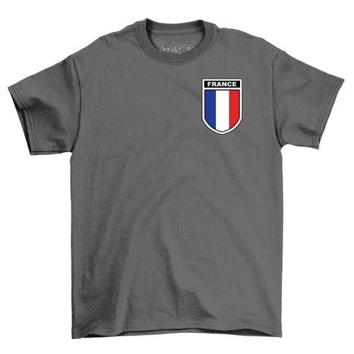 France Football Badge T-Shirt, Men's Women's & Kids Euro 2024 England Foot Ball - Picture 11 of 12