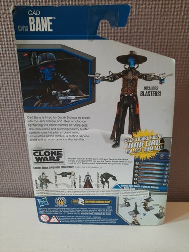 Rare 2010 Star Wars Cad Bane Clone Wars CW13 New Complete Boxed 4" Action Figure - Picture 6 of 12