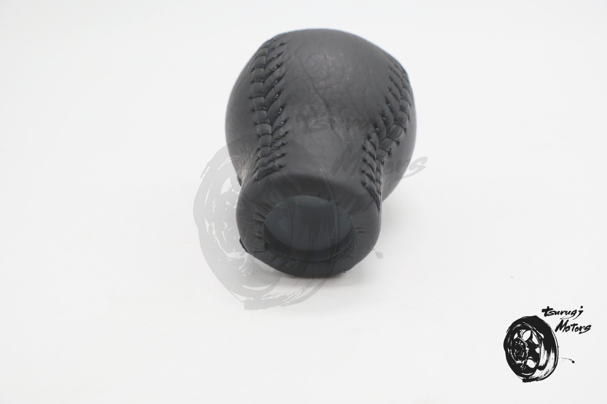 【韓国OEM】 Mission4.5 ミッション 15P エボナイト Mitsubishi OEM Shift Knob Black Stitch Lancer Evolution 10