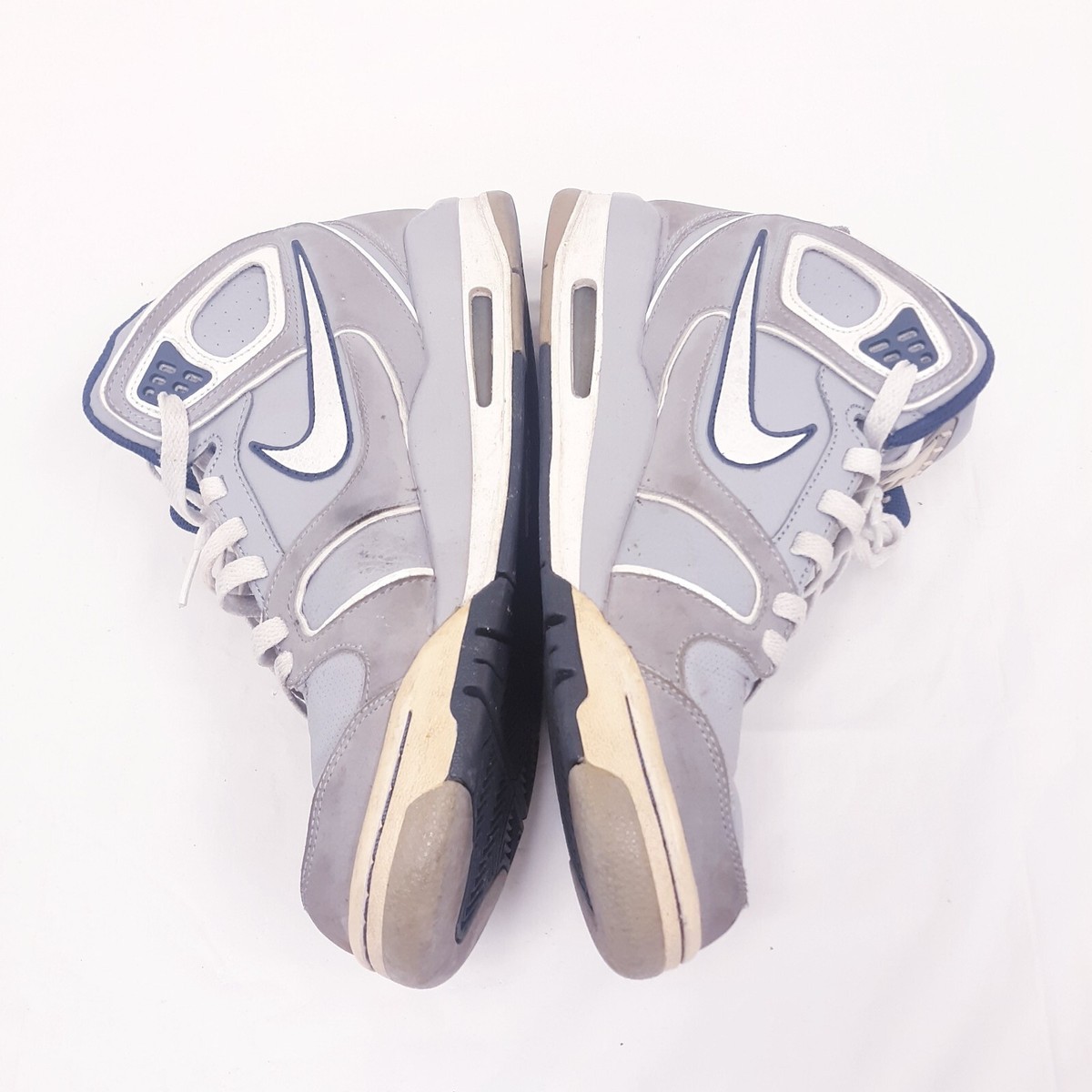 Nike Air Flight Falcon 397204-014 White,blue/gray Basketball  display picture 2