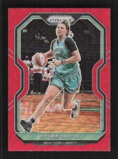 Kylee Shook 2021 Panini Prizm WNBA Prizms Ruby Wave New York Liberty #66