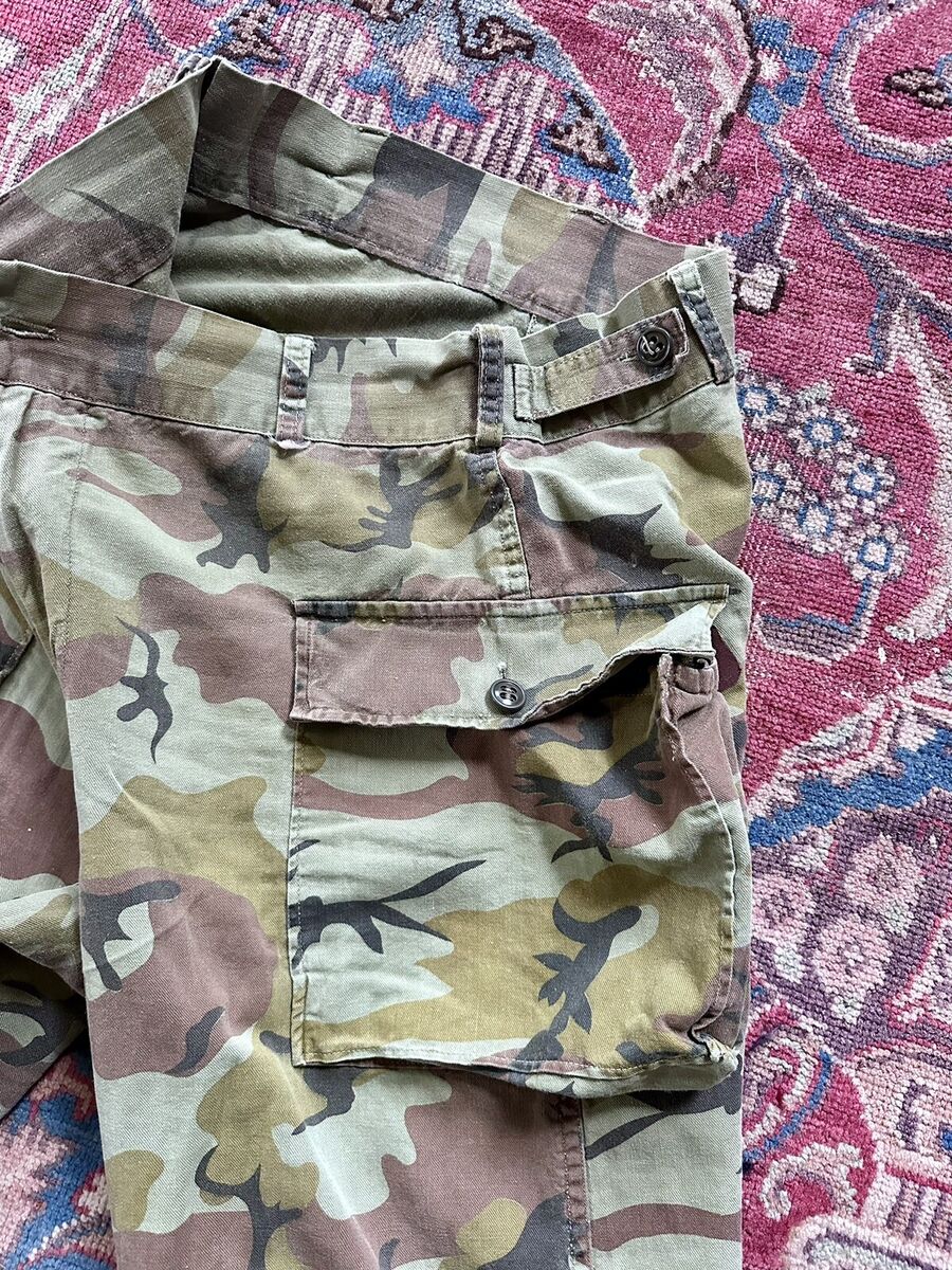 Vtg Vietnam War Tiger Stripe Camo Pants Hama Zipper Japan Vtg Vietnam War Tiger Stripe Camo Pants Hama Zipper Japan