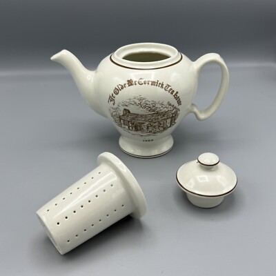 Vtg Baltimore MD 1982 Teapot Ye Olde McCormick Tea House