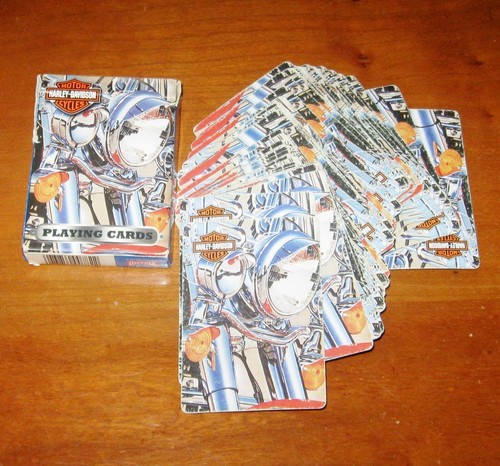 Tarjetas de juego Harley-Davidson Segal Fine Art Bicycle Co EE. UU. de colección 2003 - Imagen 7 de 14