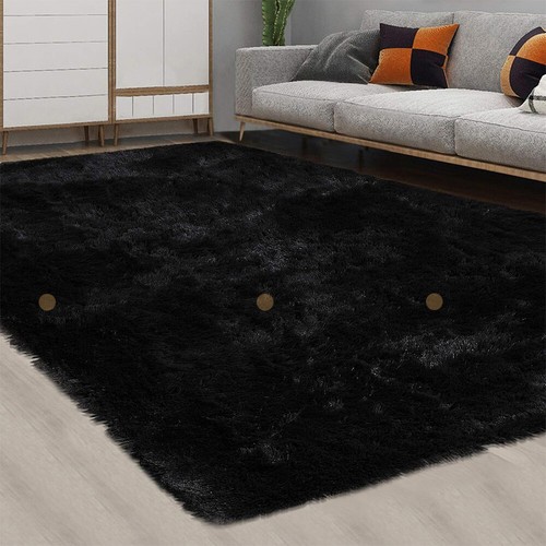 Floor Rug Rugs Fluffy Area Carpet Shaggy Soft Large Pads Living Room Bedroom Pad - Picture 45 of 45