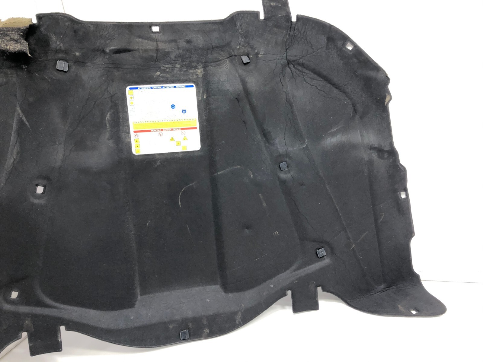 2014-2017 MASERATI GHIBLI UNDER HOOD HEAT SHIELD COVER OEM.