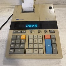 VINTAGE TA Adler-Royal 1123PD Carat Electronic Printing Calculator TESTED 