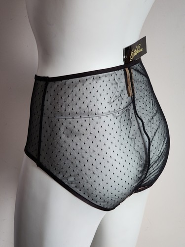 Dita Von Teese Ladies Madison Avenue Black Nude Full Brief Size 12 D25415 New - Picture 5 of 6