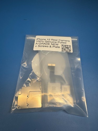 OEM PULLED Genuine Apple iPhone 12 Back Camera Replacement - 100% IOS 18 COMPATI - Afbeelding 3 van 3