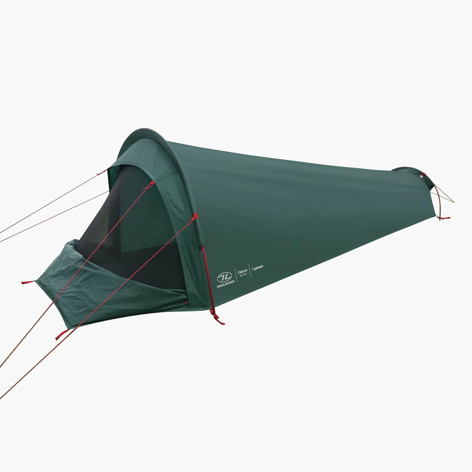 Highlander Falcon Bivvy Tent Hooped Bivvi Waterproof Compact 1 Person Shelter
