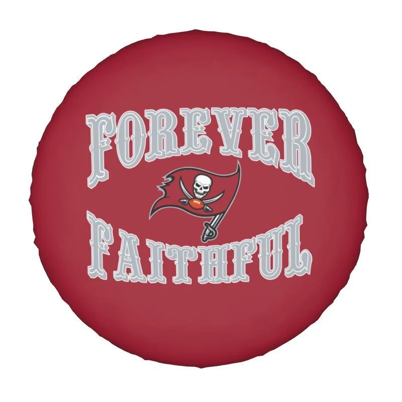 Tampa Bay Buccaneers Auto Car Tire Cover Forever Faithful Fans Spare Tire Cover