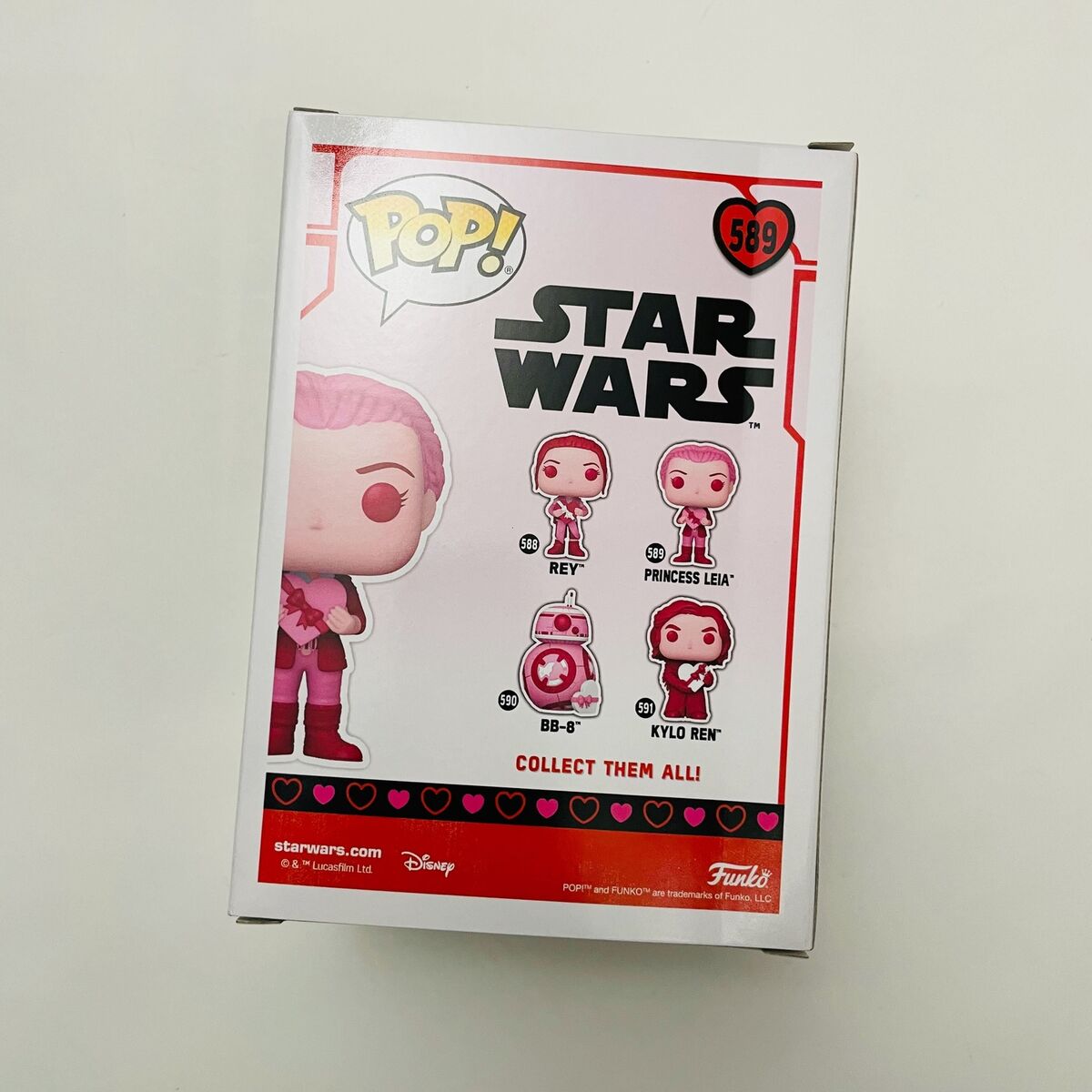 Funko Pop! Star Wars #589 : Valentine Princess Leia Funko Pop! Star Wars #589 : Valentine Princess Leia