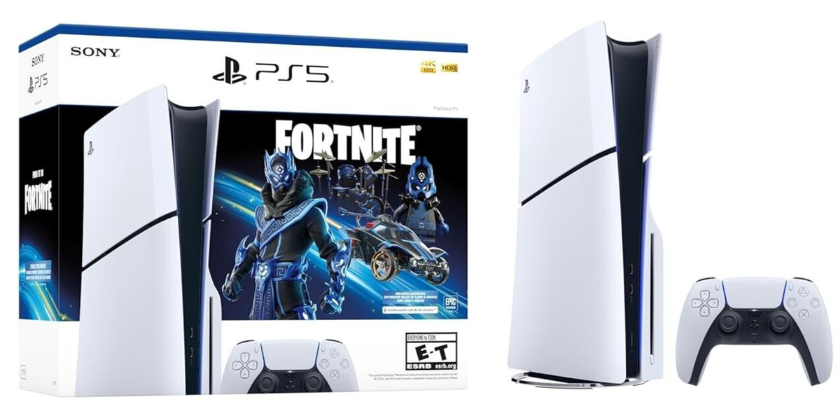 PlayStation 5 Disc Edition PS5 Gaming Console 1 TB - Fortnite