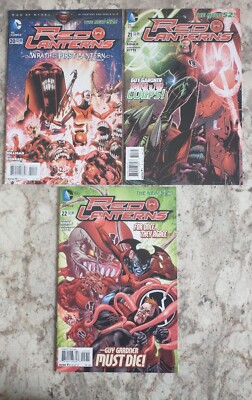 Red Lanterns #20-22 Set 1st Print VF/NM DC Comics 2013 Milligan #21