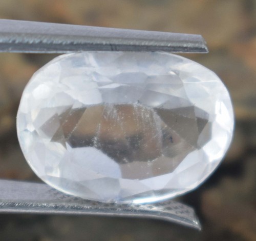 Natürlicher ovaler weißer Montana-Saphir 11,30 kt Edelstein zertifiziert B97963 Bestsale - Bild 2 von 6