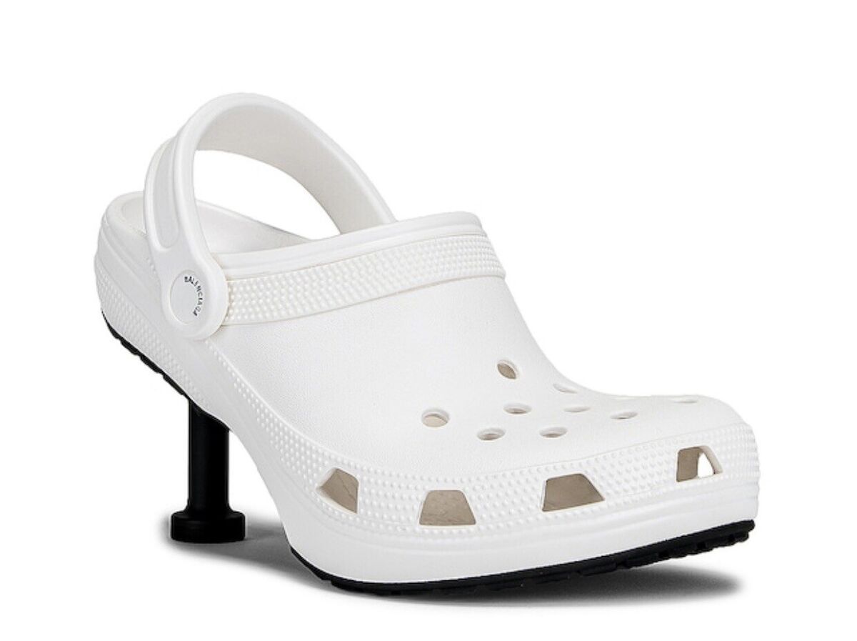 NEW Balenciaga Crocs Collab Heeled Sandals Mules Women Shoes NEW Balenciaga Crocs Collab Heeled Sandals Mules Women Shoes