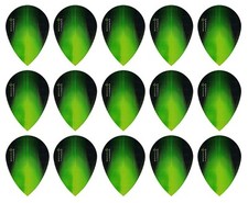 5 New Sets Harrows Sonic Pear Dart Flights   Ships w/ Tracking - Green