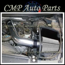 BLACK.SILVER HEATSHIELD COLD AIR INTAKE KIT FIT 04-08 FORD F150 F-150 5.4L V8