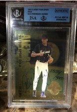 Alex Rodriguez XRC 1993 Classic 4 Sport Gold  #/3900 INSERT JSA Authentic Beauty