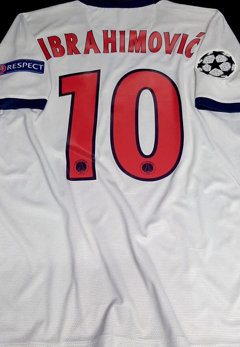 NIKE PSG PARIS SAINT GERMAIN UCL IBRAHIMOVIC 2013 HOME S ORIGINAL