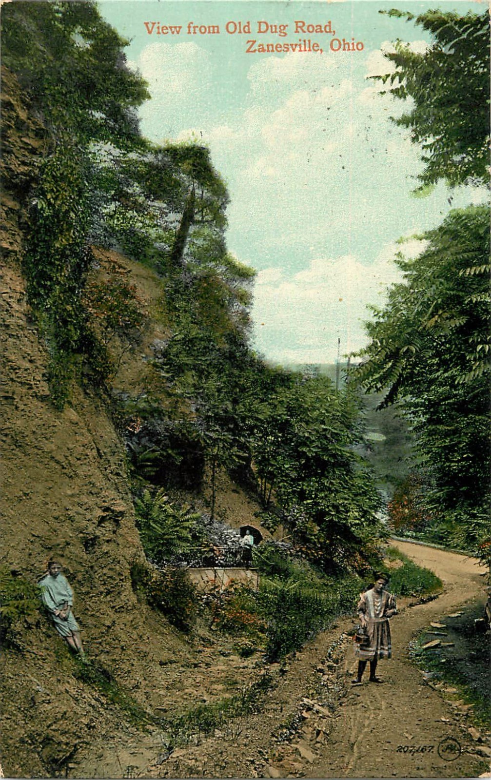 1910 View From Old Dug Road, Zanesville, Ohio Postcard eBay