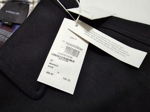 Chaqueta de camionero suave negra mediana Vince para hombre nueva con etiquetas - Imagen 13 de 24