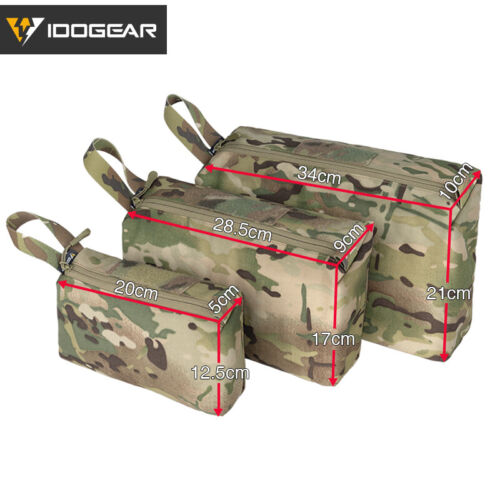 IDOGEAR Borsa Accessori Tattici 3pz Cerniera EDC Borsa Strumento Borsa Military - Imagen 7 de 27