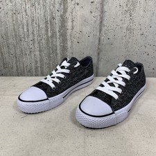 Airwalk Legacee Youth Girls Sz 1 Sneakers Junior Black Air Walk Shoes NEW 177353