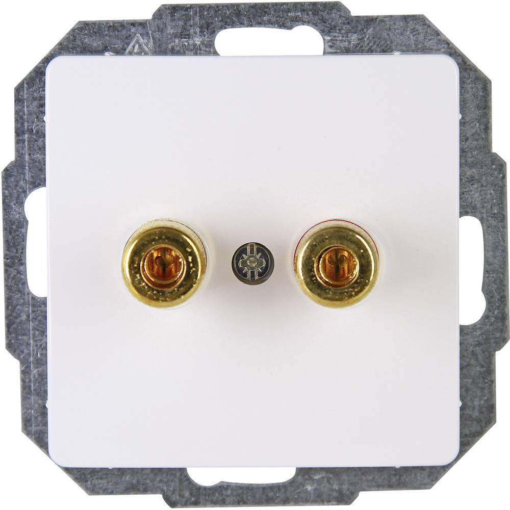 Kopp Frutto Presa di corrente per casse acustiche HK05 Bianco artico 921502009
