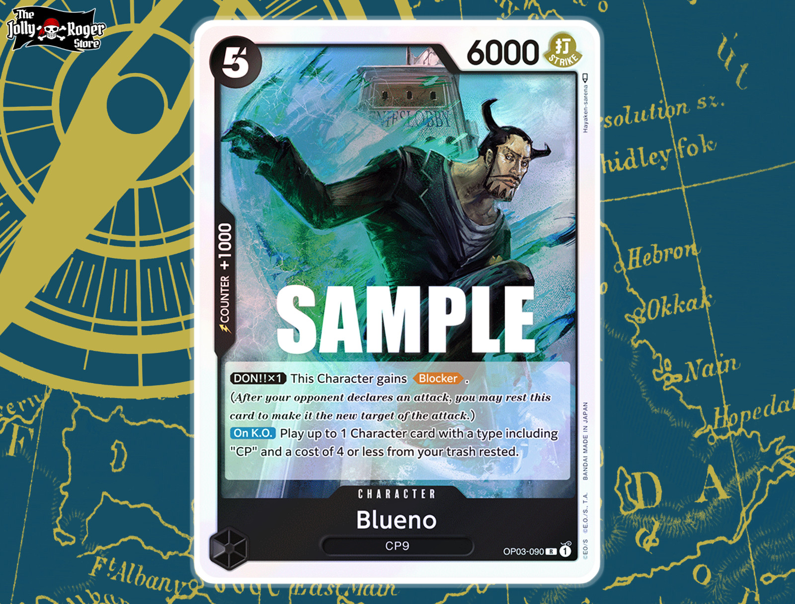 OP03-090 - Blueno | ONE PIECE Card Game