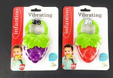 vibrating strawberry teether
