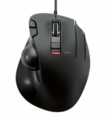 Elecom Wired Mouse trackball 6 button black M-XT3URBK From Japan