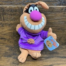 General Mills Cookie Crisp CHIP THE HOUND 1998 BREAKFAST PALS Plush Beanie NEW