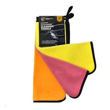 TrexNYC Microfiber Cleaning Towels, Soft & Durable Cleaning Towel, 3 Count