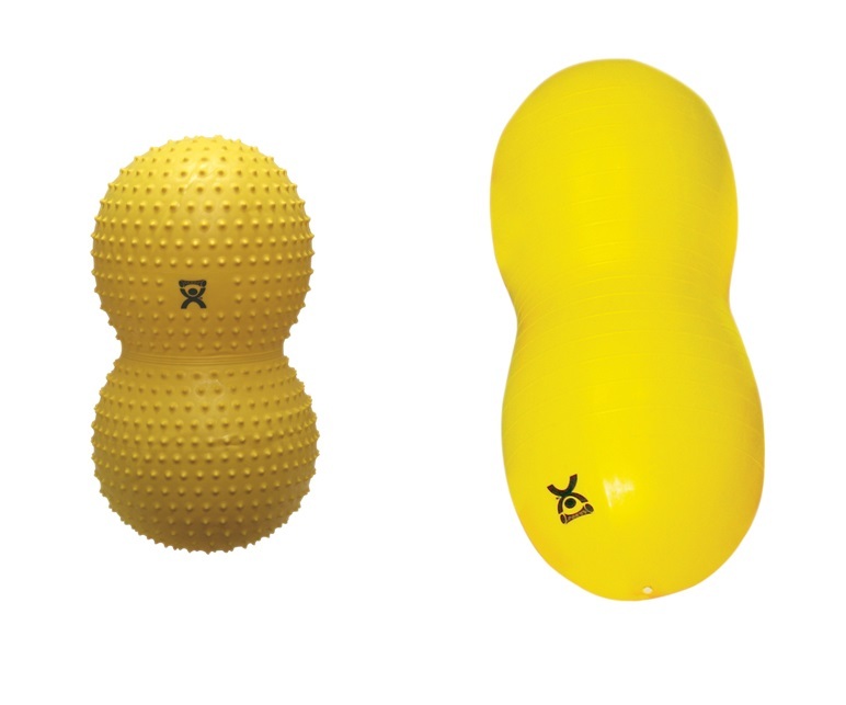 CanDo Inflatable Exercise Sensi-Saddle Roll - Yellow - 16 CanDo Inflatable Exercise Sensi-Saddle Roll - Yellow - 16