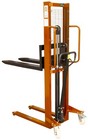 500kg Manual High Lift Hand Hydraulic Pallet Stacker Truck Forklift Move 1600mm
