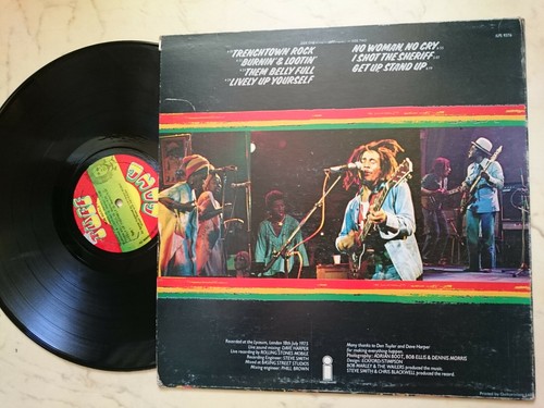 BOB MARLEY & THE WAILERS Live *DEEPGROOVED TUFF GONG VINYL LP* - Picture 2 of 12