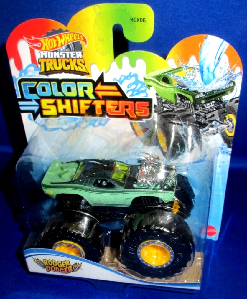 Roger Dodger Hot Wheels Monster Trucks Color Shifters