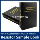170 Values 0R-10M SMD Sample Book Chip Resistor Assortment Kit 0201-1206 5%