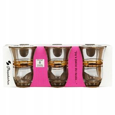 6 Türkische Tulpen Gläser 80ml Goldrand Teegläser Arabisch