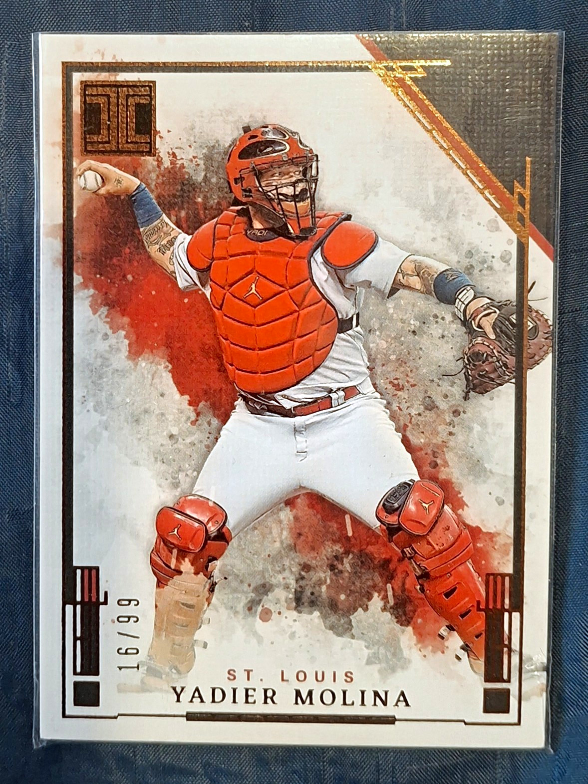 Panini 2025 Impeccable Baseball Yadier Molina #53 St. Louis Cardinals /99