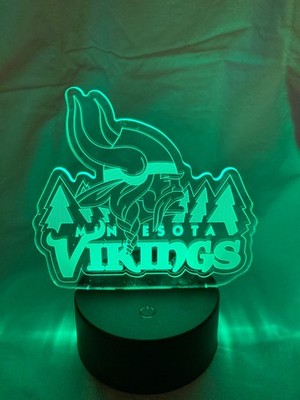 Minnesota Vikings  - LED Lampe/Nachtlicht