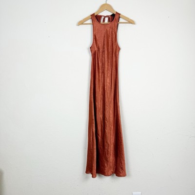 chinese dress ladies Faith Maxi Dress ~ Copper Luxe Satin – Show Me Your Mumu main image 0
