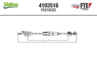 Kupplungsseil Kupplungszug FTE 4103518 FüR Peugeot 106 2 Bifuel S16