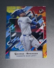 2025 Topps Pristine George Springer Primaries Refractor First Print 1/10 SSP