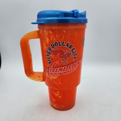 VTG Silver Dollar City 2004 Refill Drink Travel Mug Grandfathered SDC