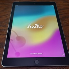 Apple iPad 6 Gen 9.7" 128GB Silver Gold Gray WiFi  4G - Mint Screen