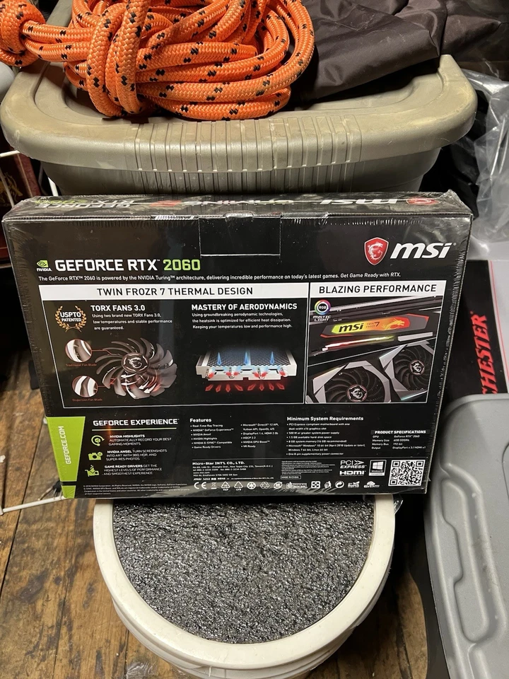 MSI GeForce RTX 2060 GAMING Z 6GB GDDR6 Graphics Card – Brand New Sealed Box - Image 2 of 3