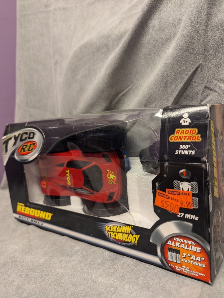 New VINTAGE TYCO MICRO REBOUND R/C Remote Controlled Car Vehicle 90s ...