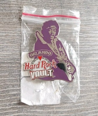 Hard Rock Cafe Vault ORLANDO 2002 Jimi Hendrix FUNK Lapel Pin Badge! LE2000